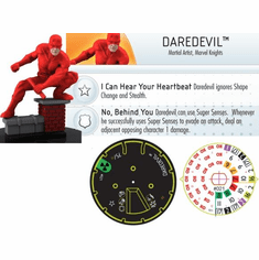 The Incredible HULK Heroclix figure #021 Uncommon Daredevil