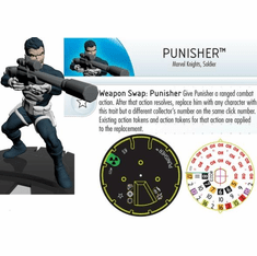 The Incredible HULK Heroclix figure #023 Uncommon Punisher