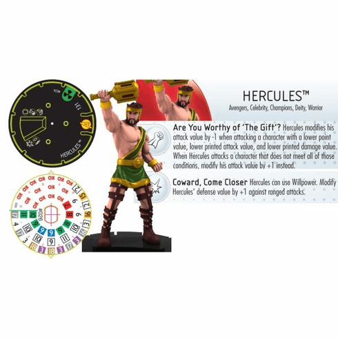 The Incredible HULK Heroclix figure #026 Uncommon Hercules