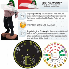 The Incredible HULK Heroclix figure #030 Rare Doc Samson