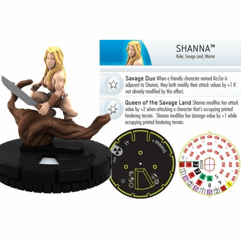 The Incredible HULK Heroclix figure #032 Rare Shanna