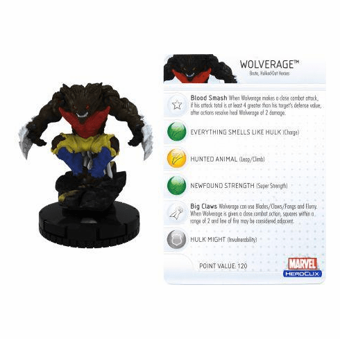The Incredible HULK Heroclix figure #051 Chase Wolverage