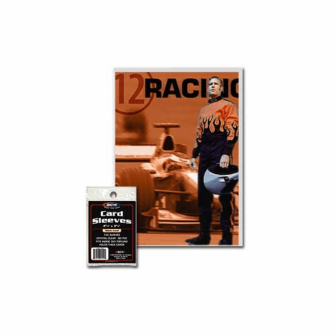 THICK CARD SLEEVES- 2 3/4 X 3 3/4