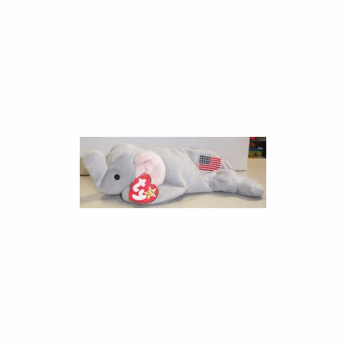 TY Beanie Baby Righty (Elephant)