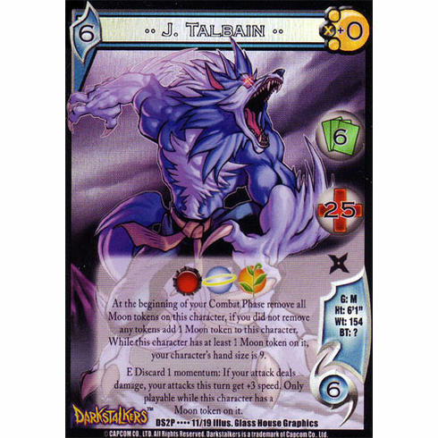 UFS Darkstalkers J. Talbain Foil Promo Card