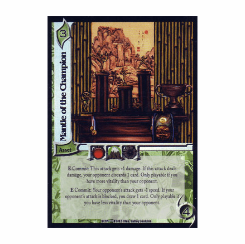 UFS Mantle of the Champion Foil Card