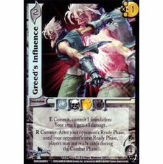 UFS SC9P Greed's Influence #17/27 PROMO Card 