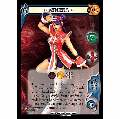 UFS SNK Athena Foil Promo Card