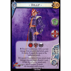 UFS SNK Billy Foil Promo Card