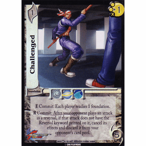 UFS SNK Challenged Foil Card