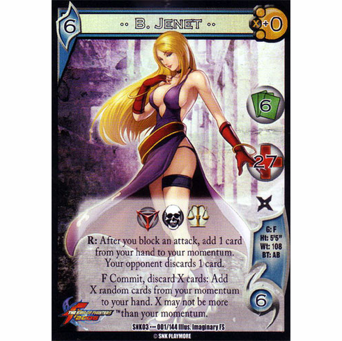 UFS SNK Cutting Edge B. Jenet Rare Card