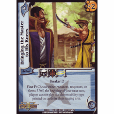 UFS SNK Cutting Edge Bringing the Master to His Knees Starter Rare Card