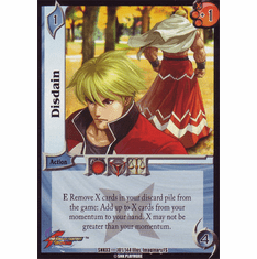 UFS SNK Cutting Edge Disdain Starter Rare Card