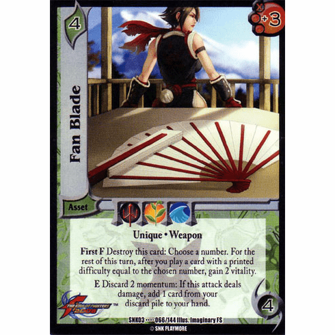 UFS SNK Cutting Edge Fan Blade Ultra Rare Card