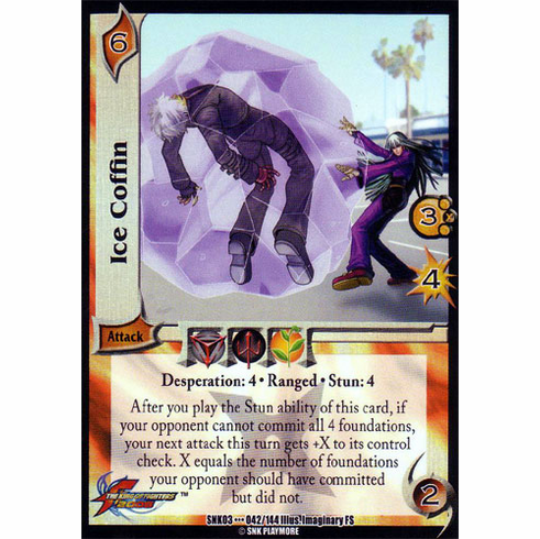 UFS SNK Cutting Edge Ice Coffin Rare Card