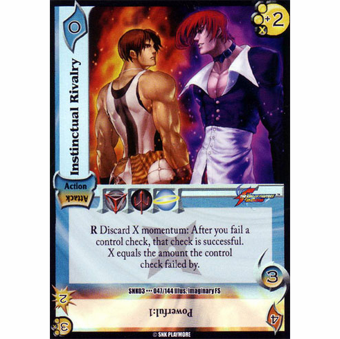 UFS SNK Cutting Edge Instinctual Rivalry Rare Card