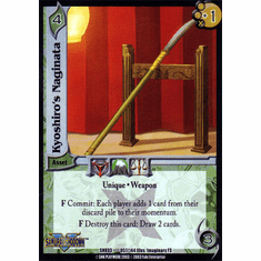 UFS SNK Cutting Edge Kyoshiro's Naginata Ultra Rare Card
