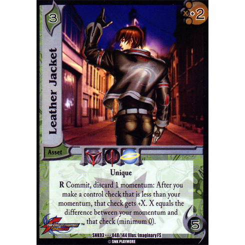 UFS SNK Cutting Edge Leather Jacket Ultra Rare Card