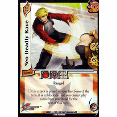 UFS SNK Cutting Edge Neo Deadly Rave Rare Card