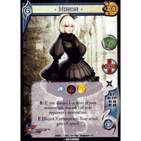 UFS SNK Cutting Edge Ninon Rare Card