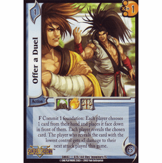 UFS SNK Cutting Edge Offer A Duel Starter Rare Card