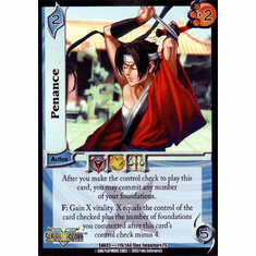 UFS SNK Cutting Edge Penance Rare Card
