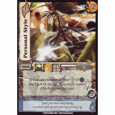 UFS SNK Cutting Edge Personal Style Starter Rare Card