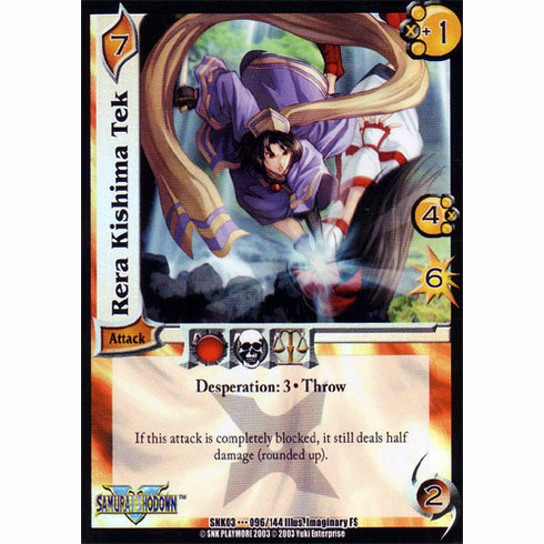 UFS SNK Cutting Edge Rera Kishima Tek Rare Card