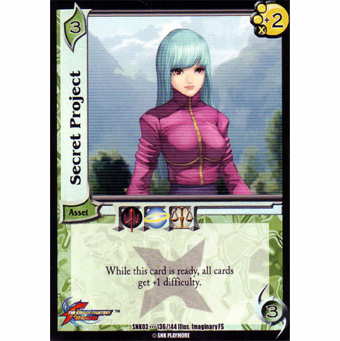 UFS SNK Cutting Edge Secret Project Rare Card