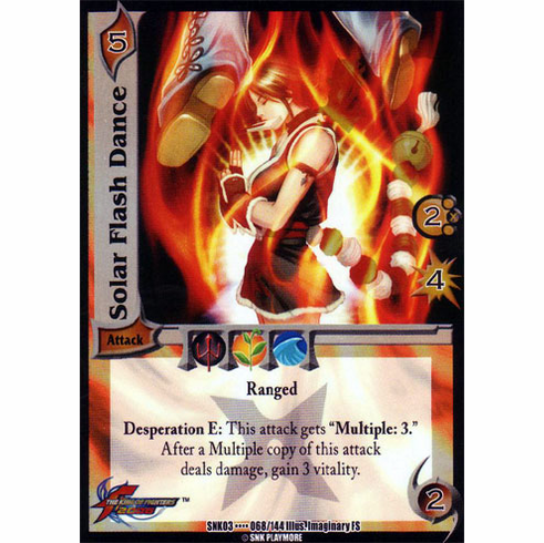 UFS SNK Cutting Edge Solar Flash Dance Ultra Rare Card