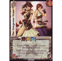 UFS SNK Cutting Edge The Gorgeous Team Starter Rare Card