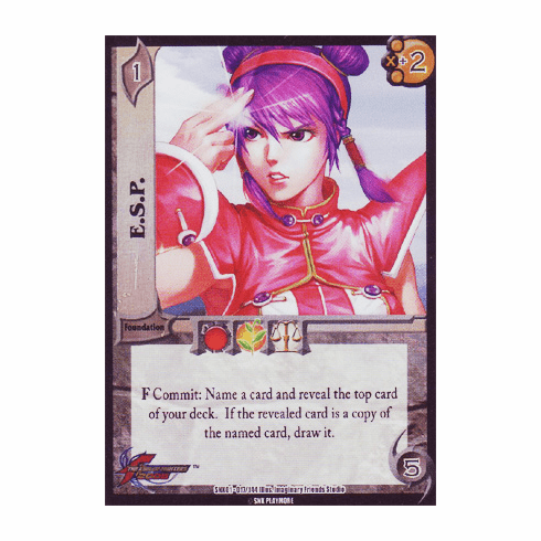 UFS SNK E.S.P. Foil Card x 4