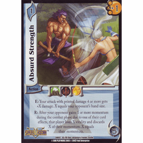 UFS SNK Fortune and Glory Absurd Strength Common Card