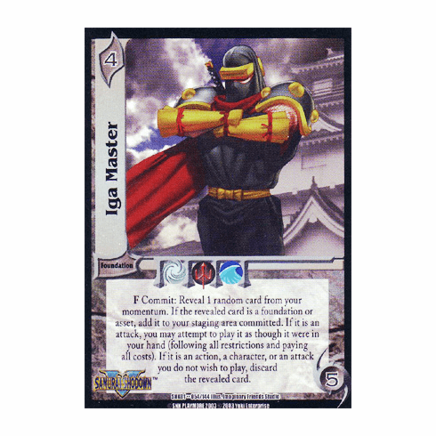 UFS SNK Iga Master Foil Card