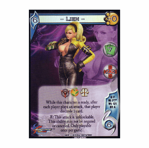 UFS SNK Lien Foil Promo Card