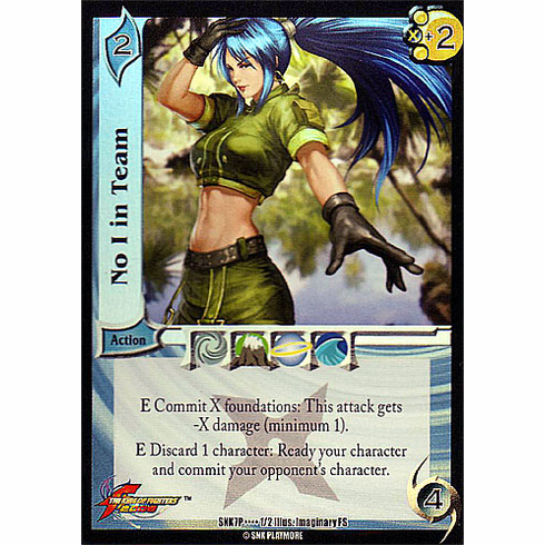 UFS SNK No I in Team Promo Box Topper Card