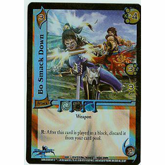 UFS Soul Caliber A Tale of Swords and Souls Bo Smack Down FOIL Single Card
