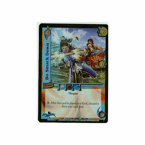 UFS Soul Caliber A Tale of Swords and Souls Bo Smack Down FOIL Single Card