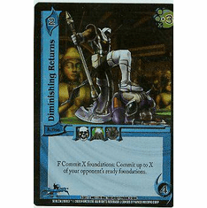 UFS Soul Caliber A Tale of Swords and Souls Diminishing Returns FOIL Single Card