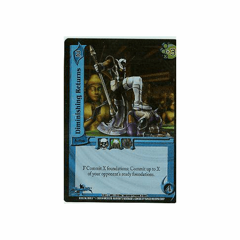 UFS Soul Caliber A Tale of Swords and Souls Diminishing Returns FOIL Single Card