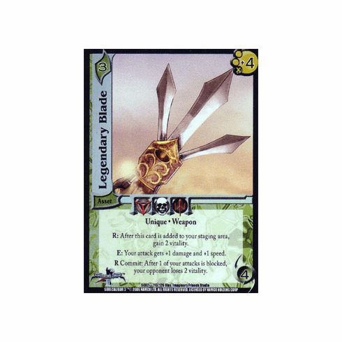 UFS Soul Caliber A Tale of Swords and Souls Legendary Blade FOIL Single Card