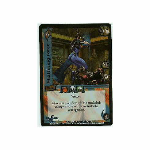 UFS Soul Caliber A Tale of Swords and Souls Shattering Force FOIL Box Topper Card