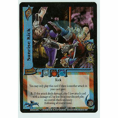 UFS Soul Caliber A Tale of Swords and Souls Sunrise Kick FOIL Single Card