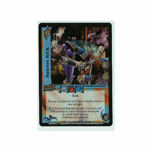 UFS Soul Caliber A Tale of Swords and Souls Sunrise Kick FOIL Single Card