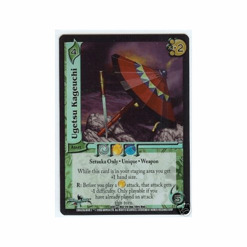 UFS Soul Caliber A Tale of Swords and Souls Ugetsu Kageuchi Ultra Rare FOIL Card