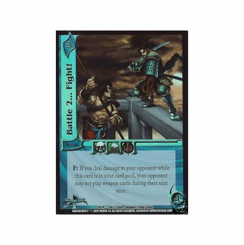 UFS Soul Caliber Battle 2  Fight! Foil Card