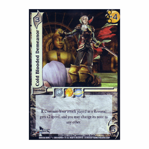 UFS Soul Caliber Cold Blooded Demeanor Foil Card x 4