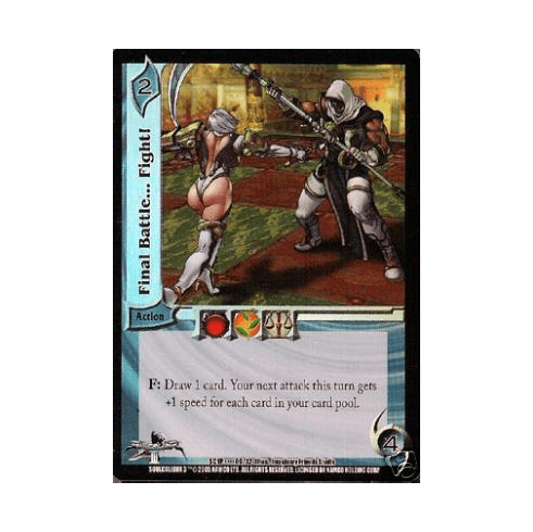 UFS Soul Caliber Final Battle  Fight! Foil Card