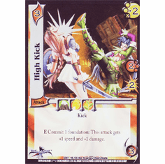 UFS Soul Caliber High Kick Foil Card