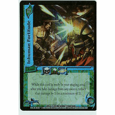 UFS Soul Caliber Inhuman Fortitude FOIL Single Card